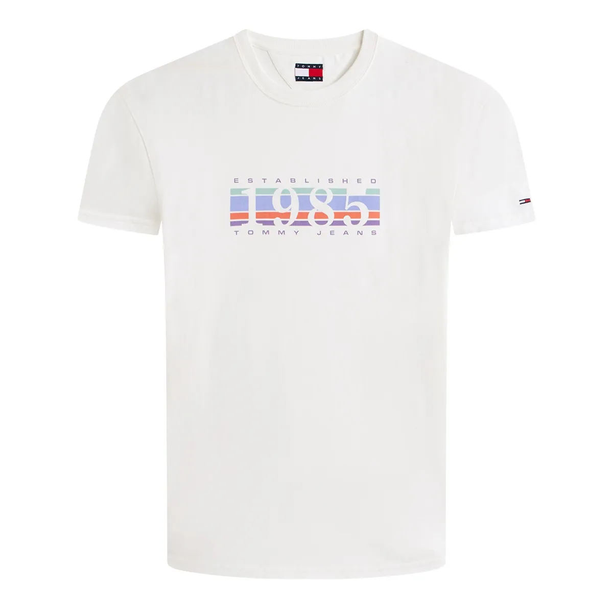 Tommy Jeans Reg 1985 DNA Graphic T-Shirt Cream