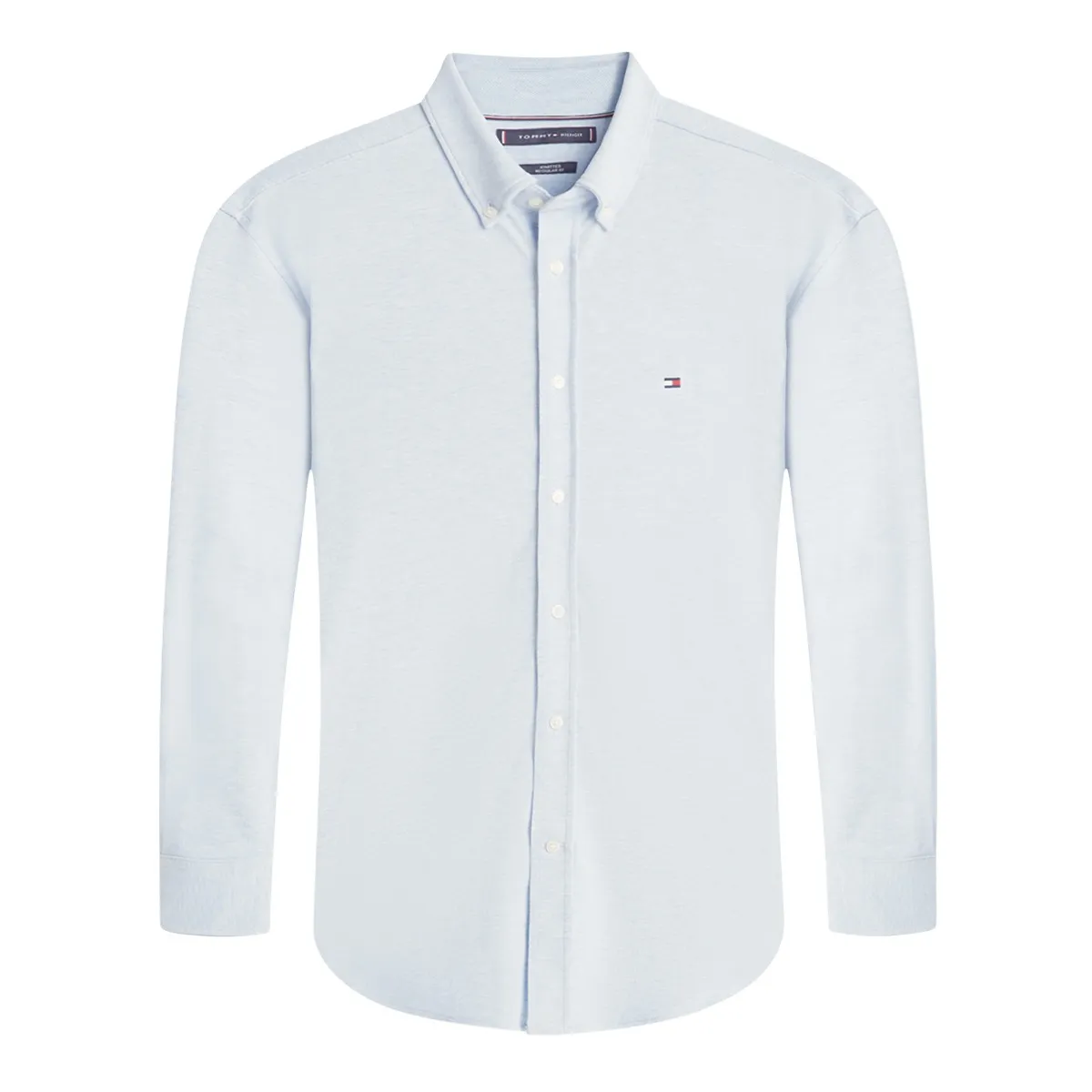 Tommy Hilfiger LS Knit Pique FW Shirt Light Blue
