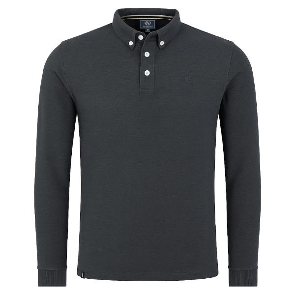 William Tailor Shoots LS Polo Shirt Blac