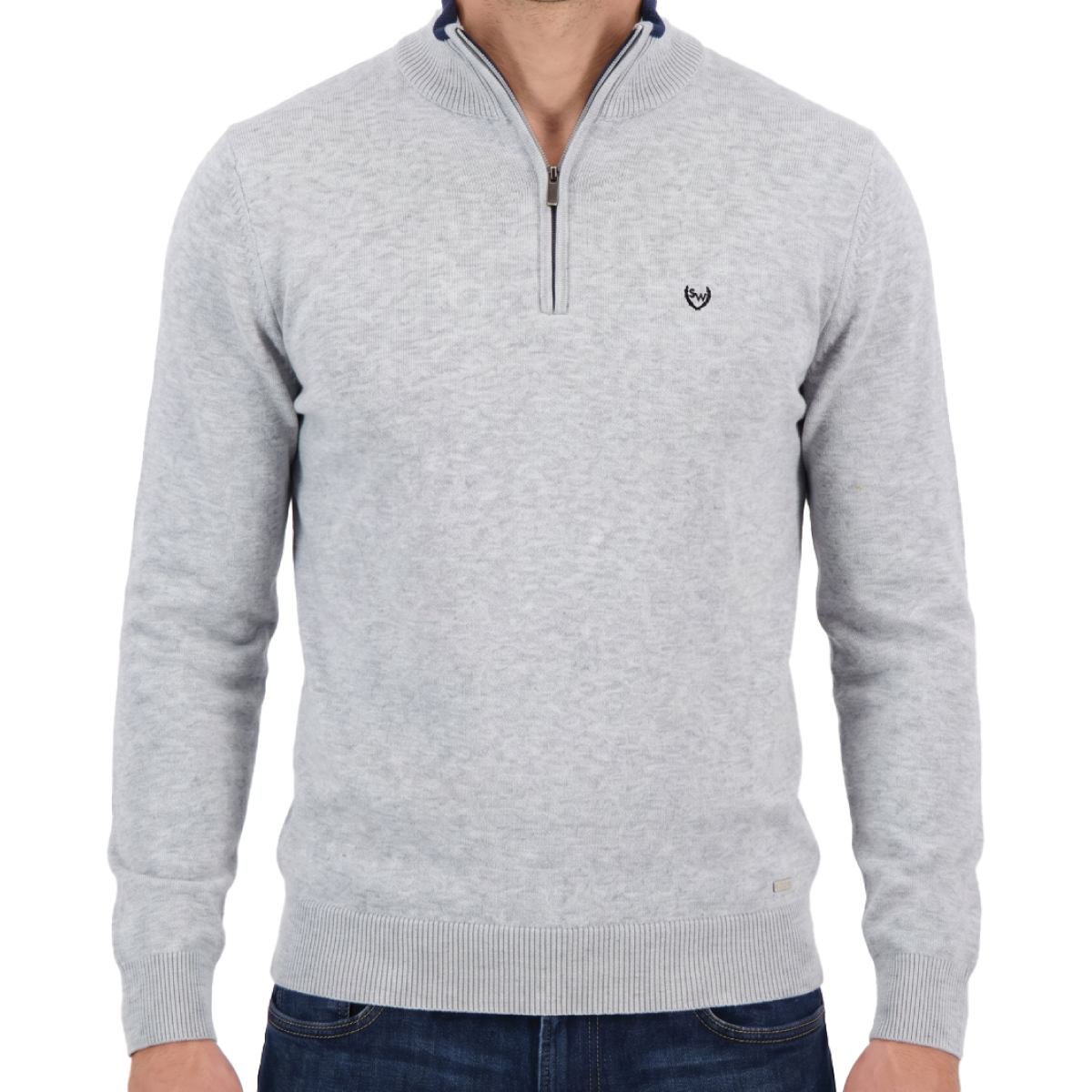 Scott & Wade Machli Knit Half Zip Foam G