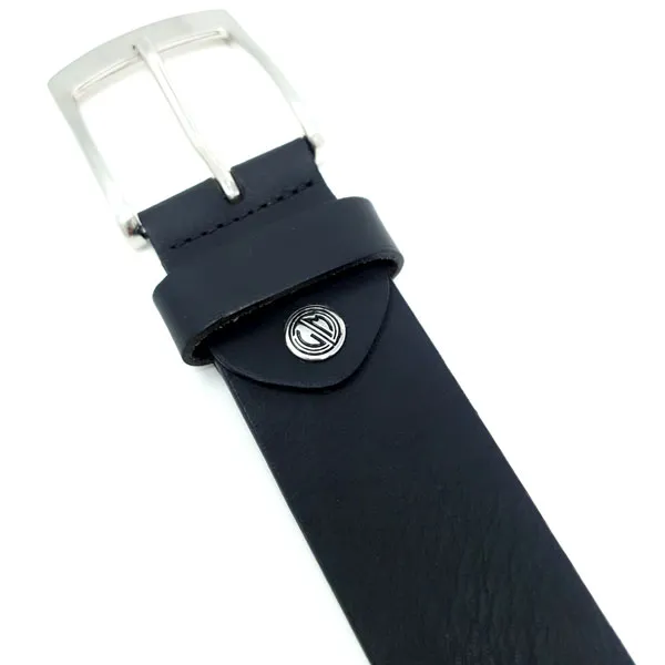 Lindenmann Black Leather Belt