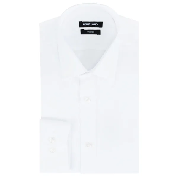 Remus Tapered Fit Formal Shirt In White