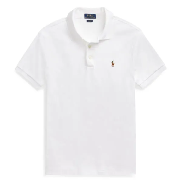 Ralph Lauren Pima Cotton Polo - White