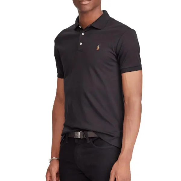 Ralph Lauren Pima Polo Shirt Black