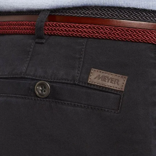 Meyer Roma Regular Fit Chino In Navy