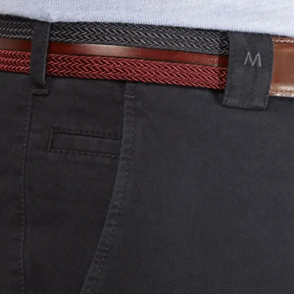 Meyer Roma Regular Fit Chino In Navy