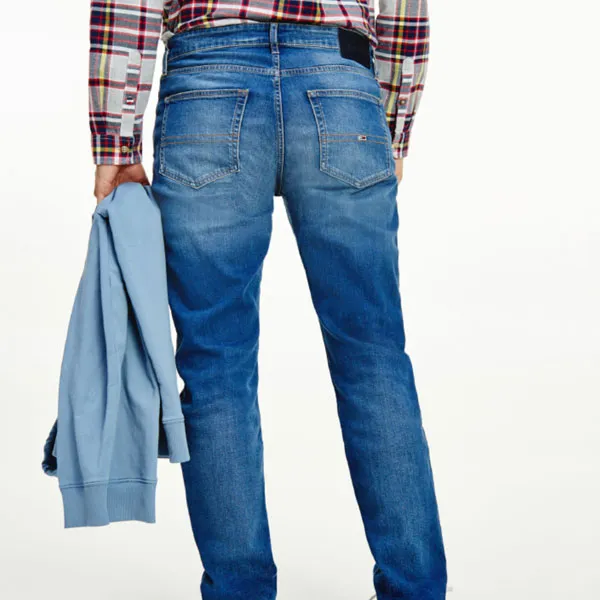 Tommy Jeans Ryan Straight Jean Mid Blue
