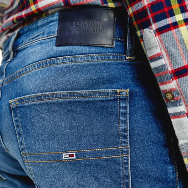 Tommy Jeans Ryan Straight Jean Mid Blue