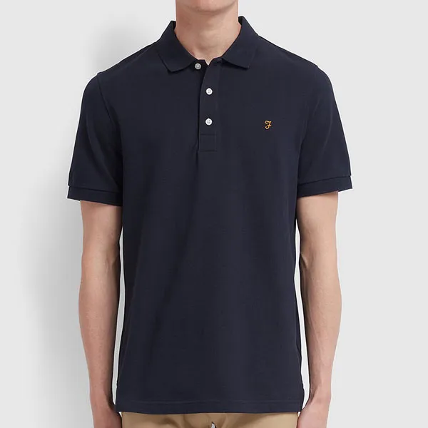 Farah Blanes Ss Polo Navy