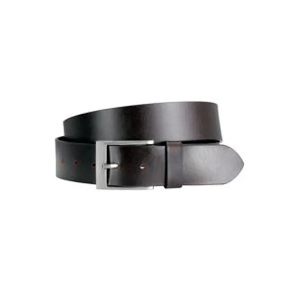 Lindenmann Leather Belt Dark Brown
