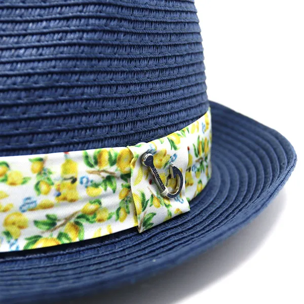 Fish Named Fred Straw Hat In Blue