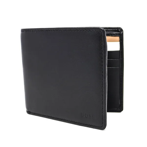 Boss Majestic Wallet In Black Ejmenswear Store