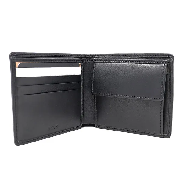 Boss Majestic S4 Wallet In Black