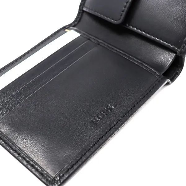 Boss Majestic S4 Wallet In Black