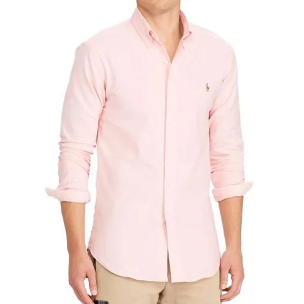 Ralph Lauren Slim Fit LS Sport Shirt Pink