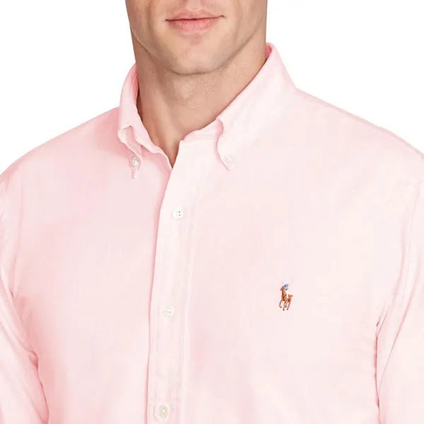 Ralph Lauren Slim Fit LS Sport Shirt Pink