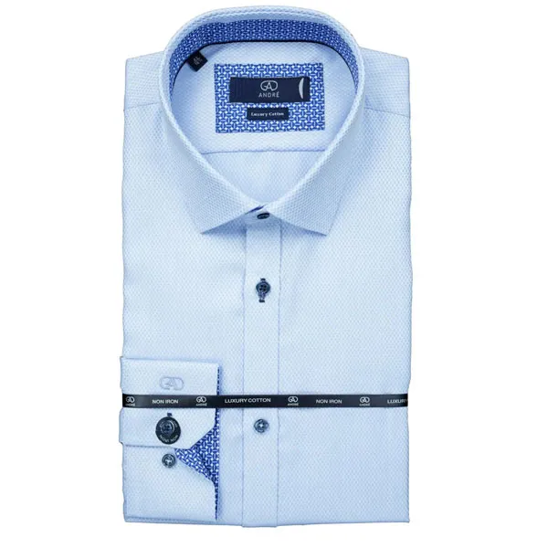 Andre Cambridge Shirt Blue