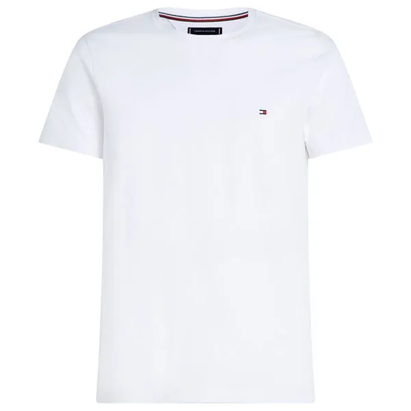 Tommy Hilfiger Slim Fit Core Stretch Tee In White