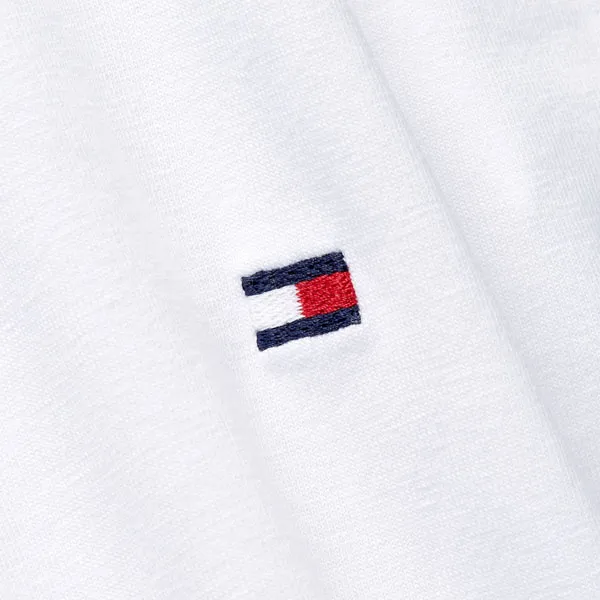 Tommy Hilfiger Slim Fit Core Stretch Tee In White