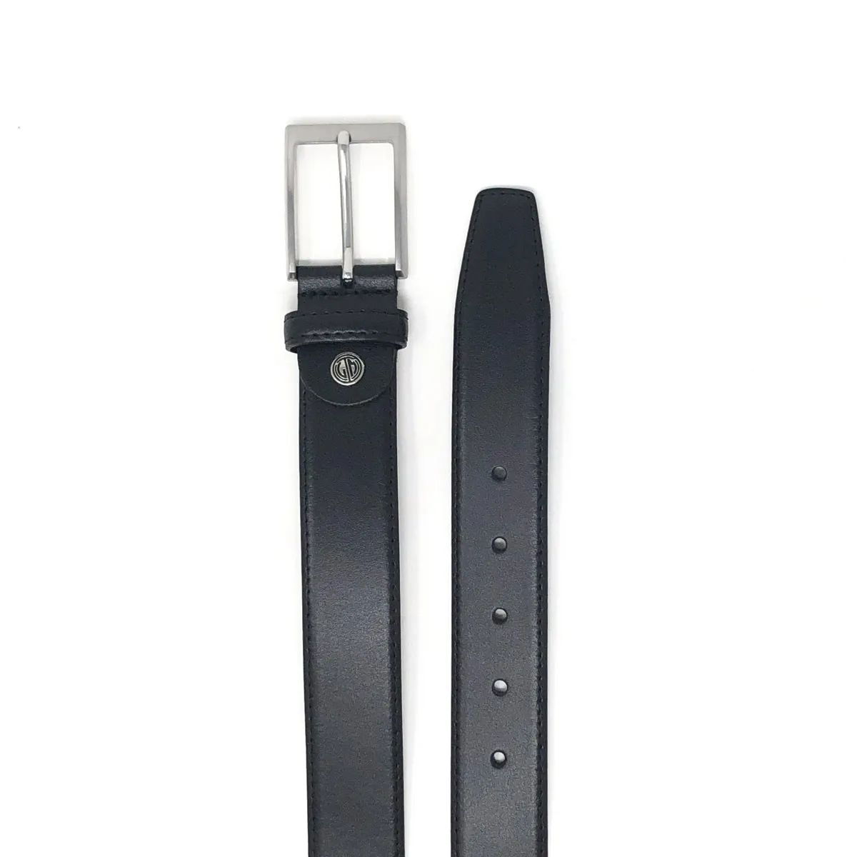 Lindenmann Leather Belt in Black