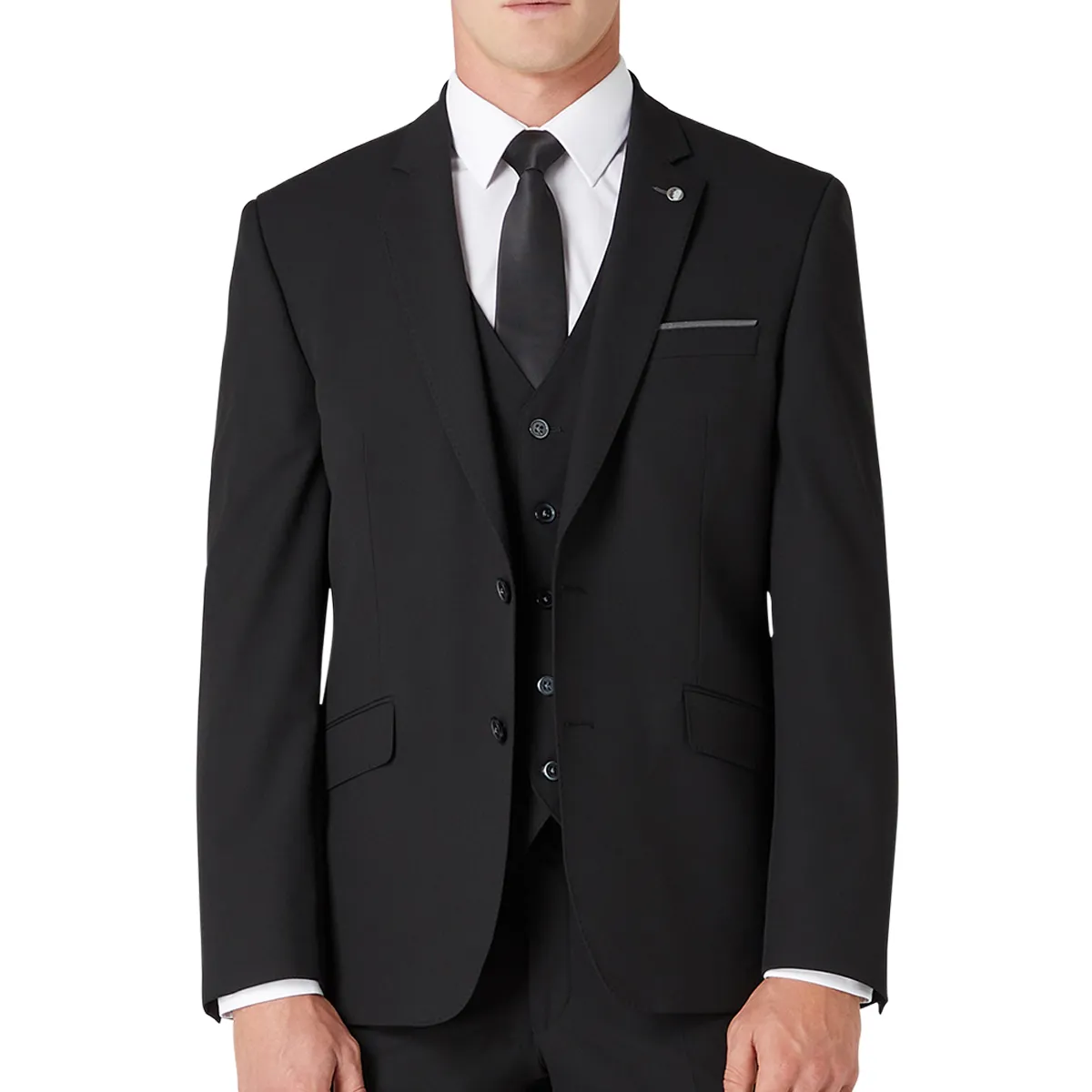 Remus Uomo Palucci Tapered Jacket In Bla