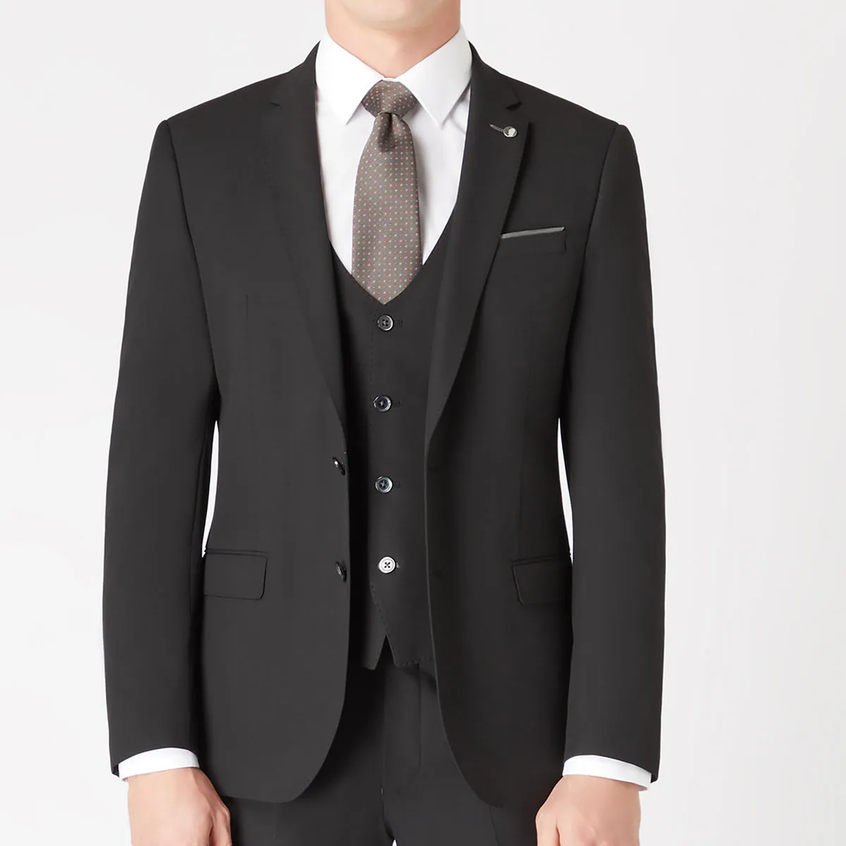 Remus Uomo Mix To Fit Jacket Black