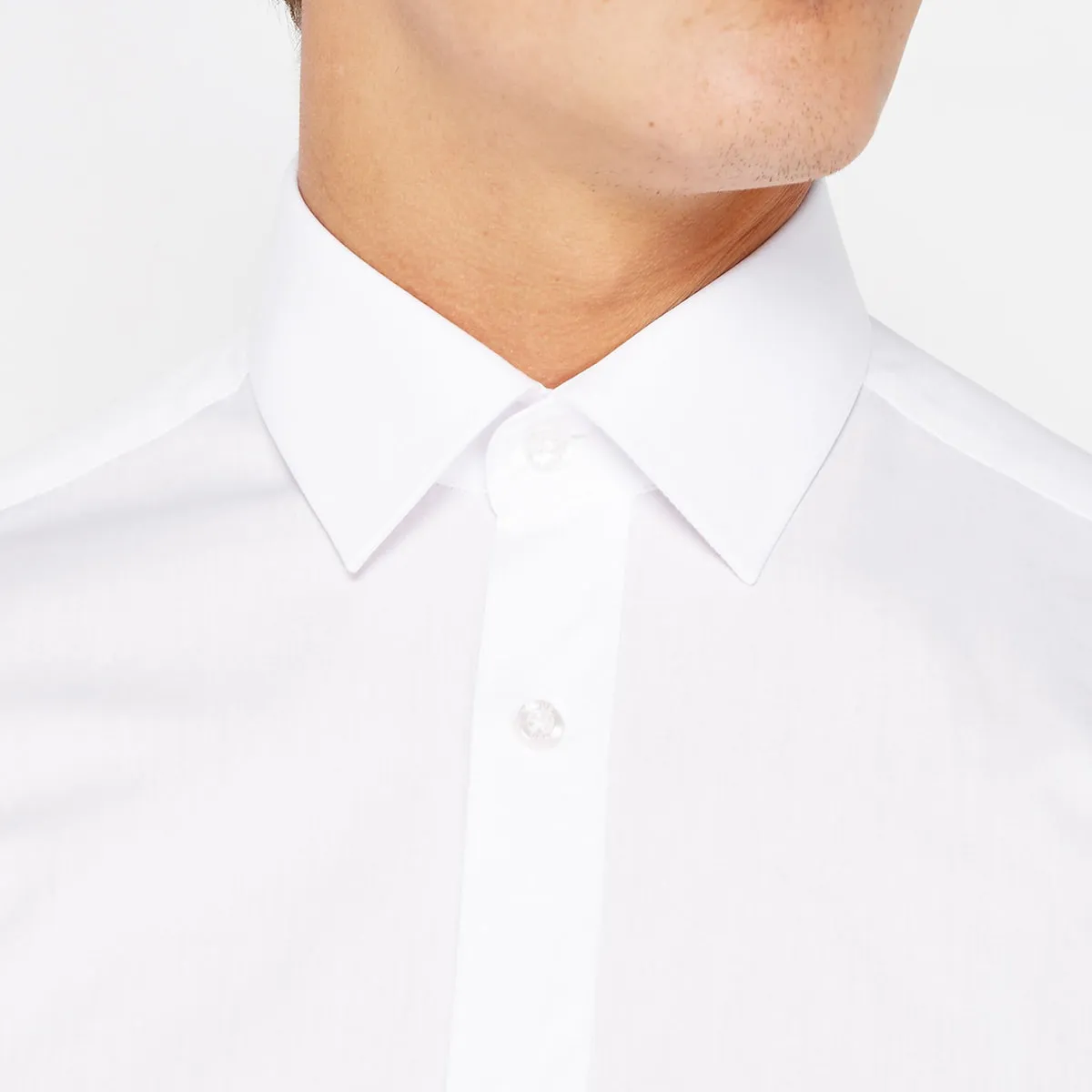 Remus Tapered Fit Formal Shirt In White