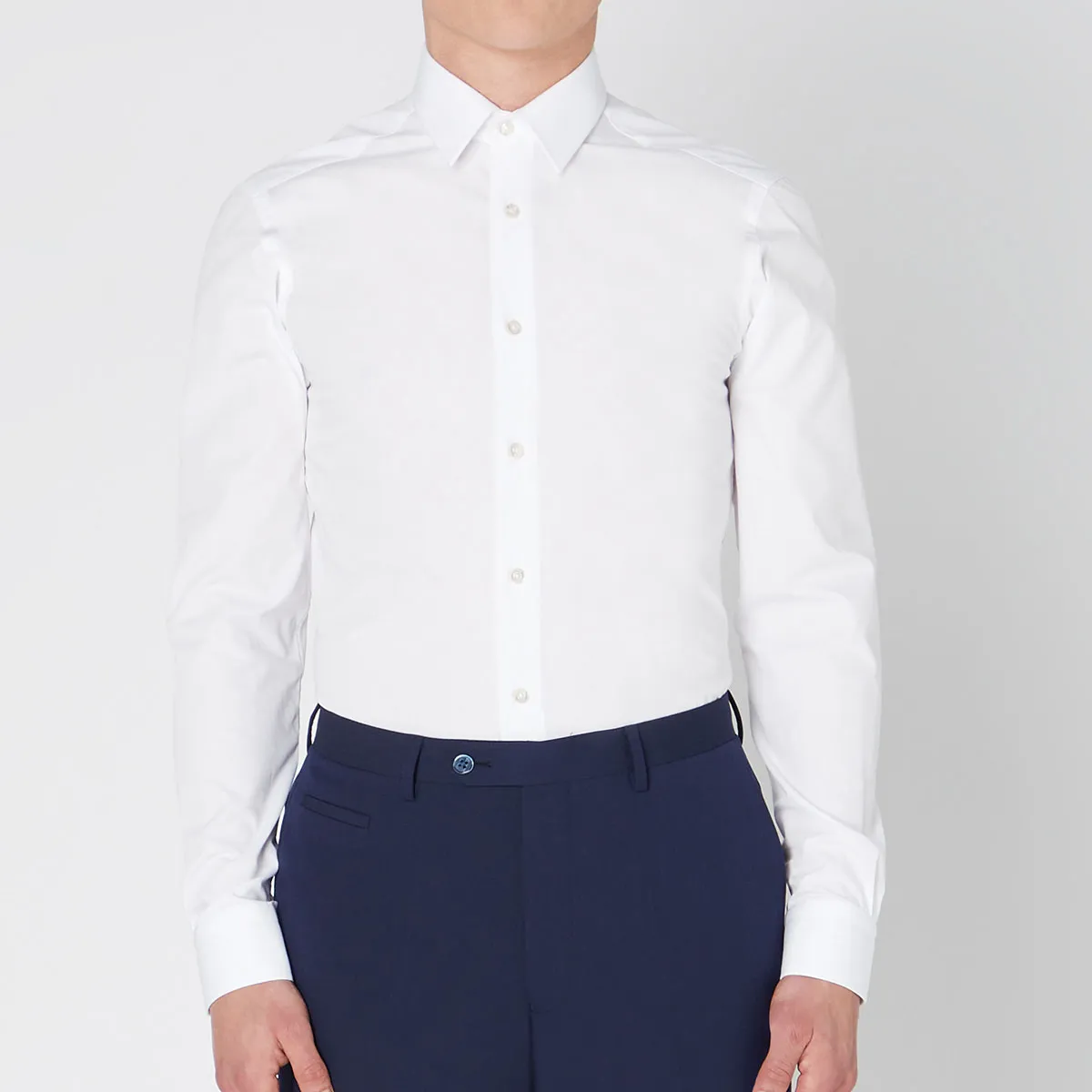 Remus Ashton Slim Fit Shirt In White