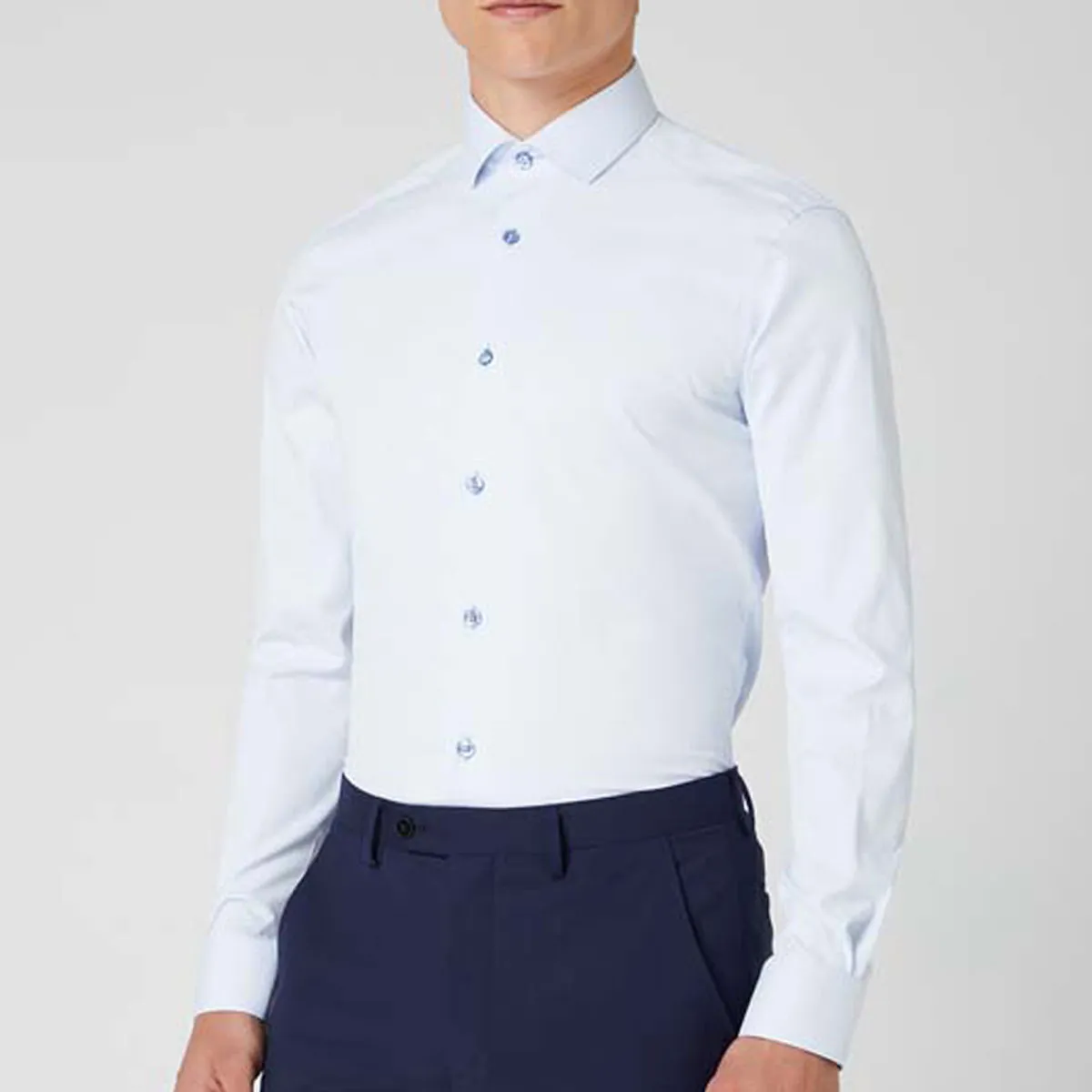 Remus Kirk Slim Fit Shirt In Blue