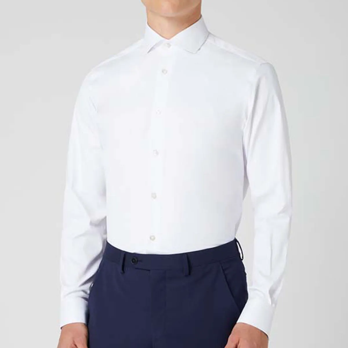 Remus Uomo Frank Tapered Shirt White