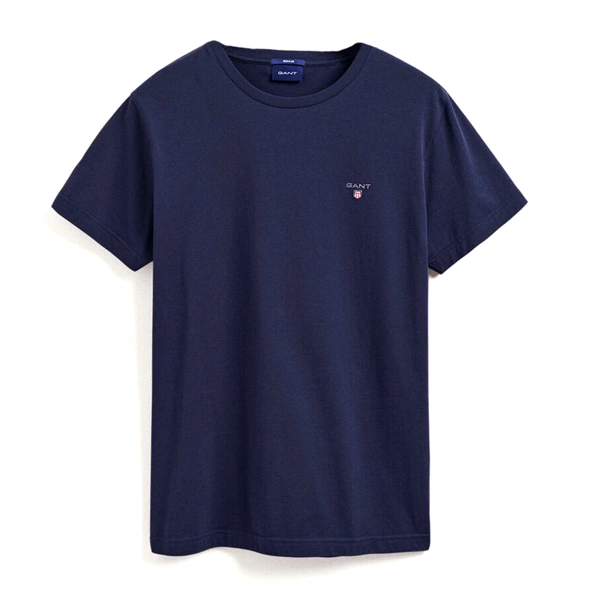 Original In Gant Ejmenswear Evening Store T-Shirt Blue -