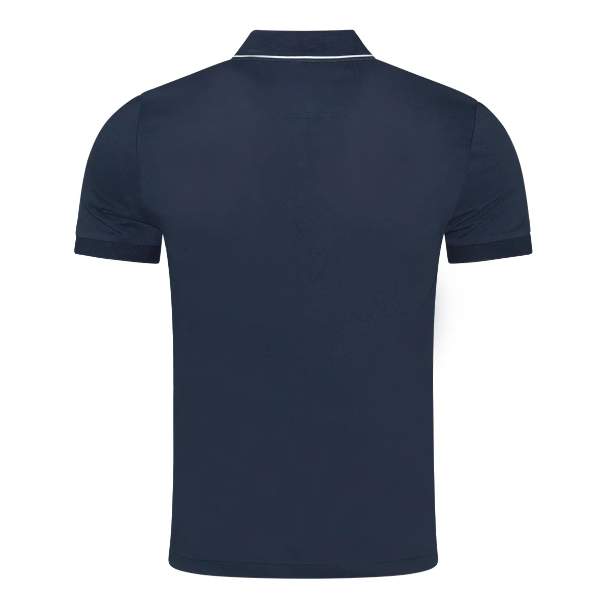 Boss Paule 4 Tipped Polo Shirt Blue