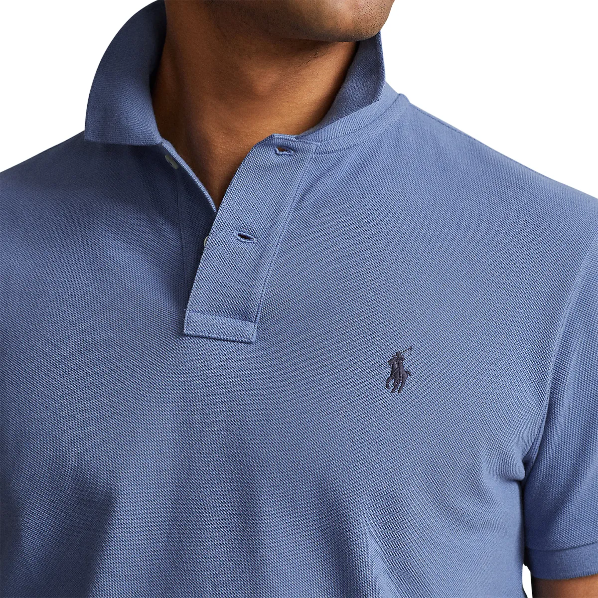 Ralph Lauren SS Mesh Polo Blue Navy