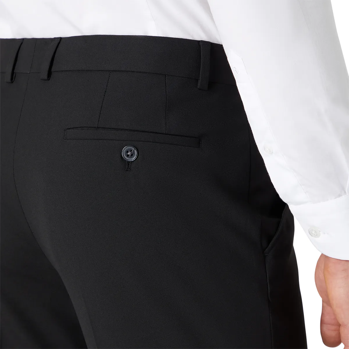 Remus Uomo Palucci Tapered Trouser In Black