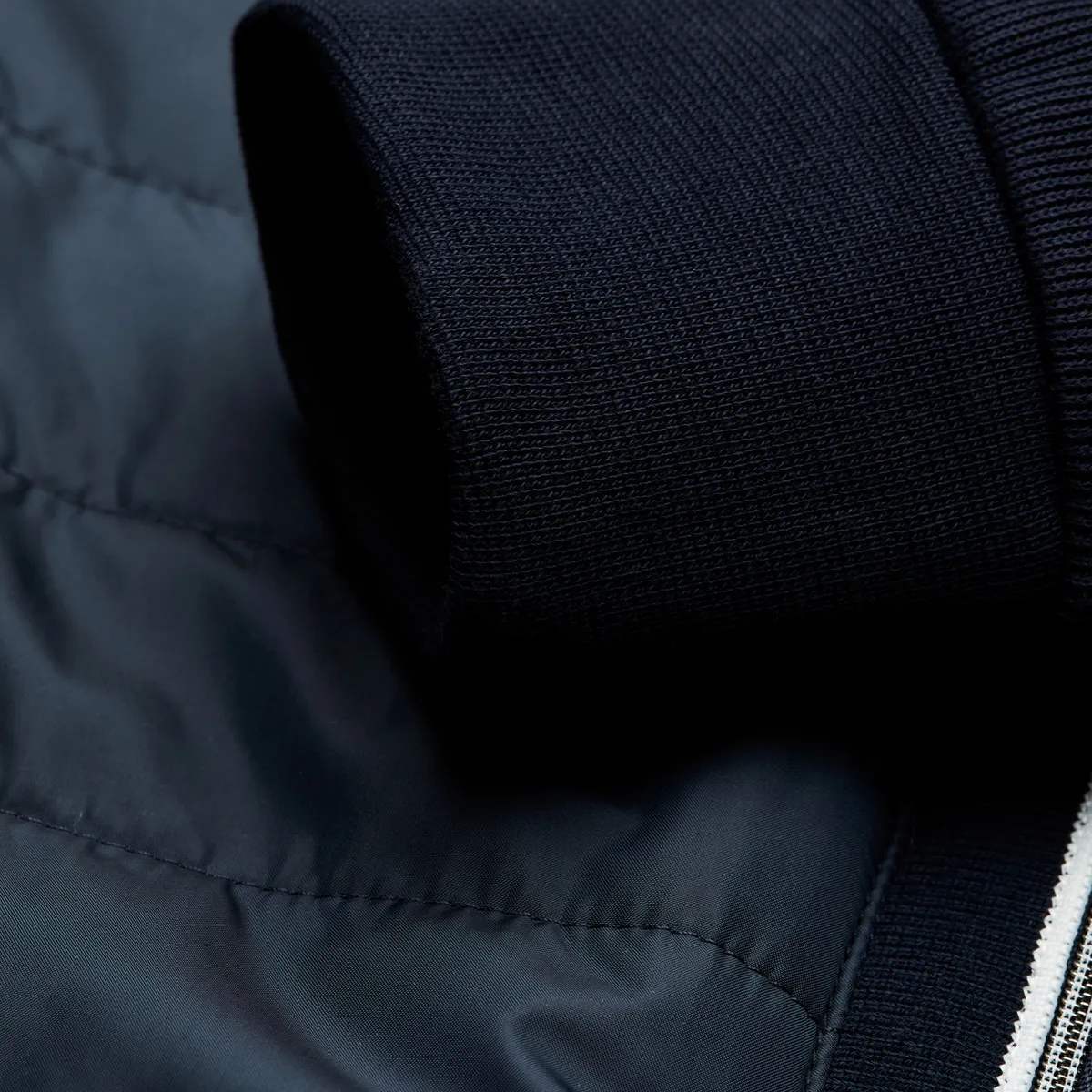 Bugatti Padded Mix Media Jacket Navy