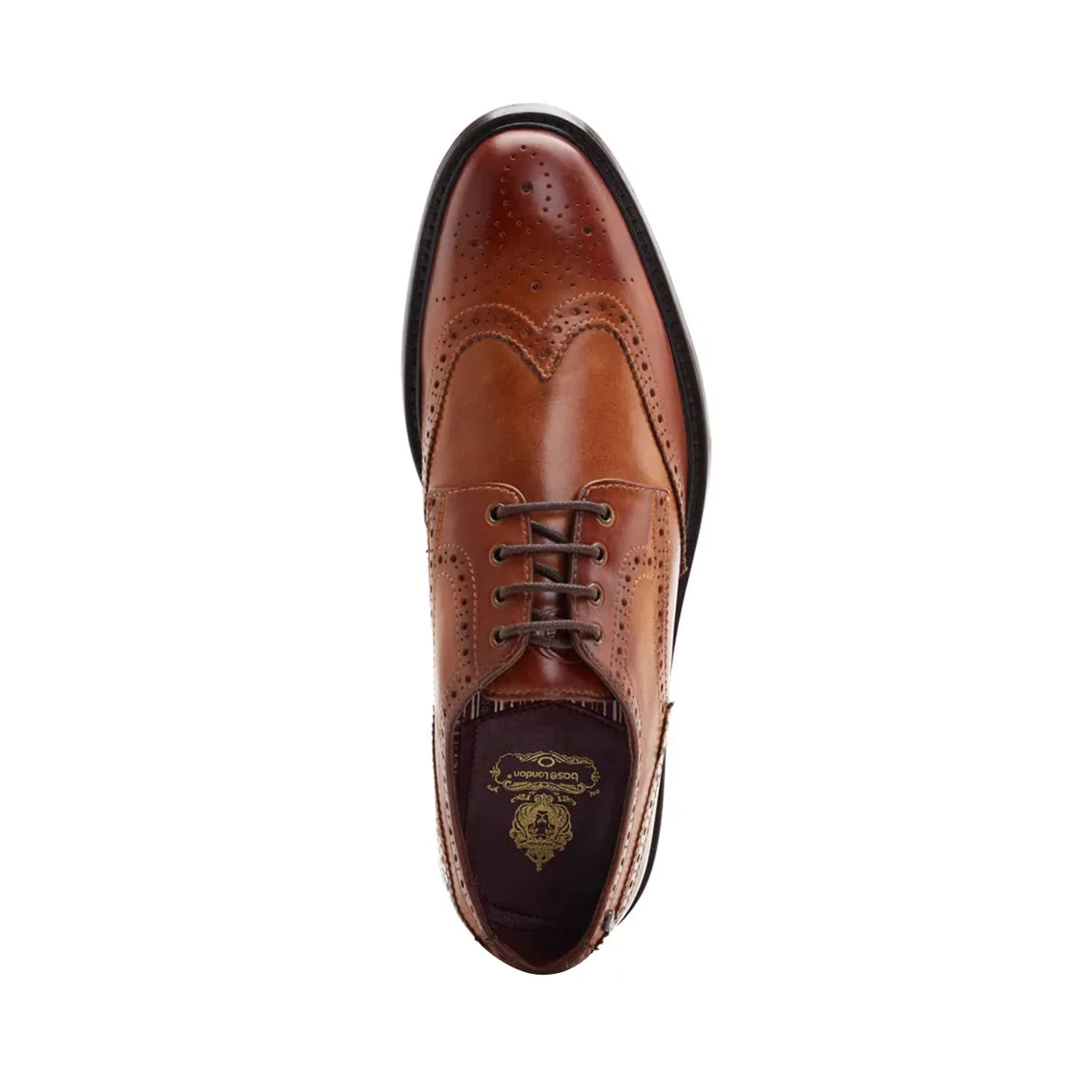 Base London Chaplain Brogue In Tan