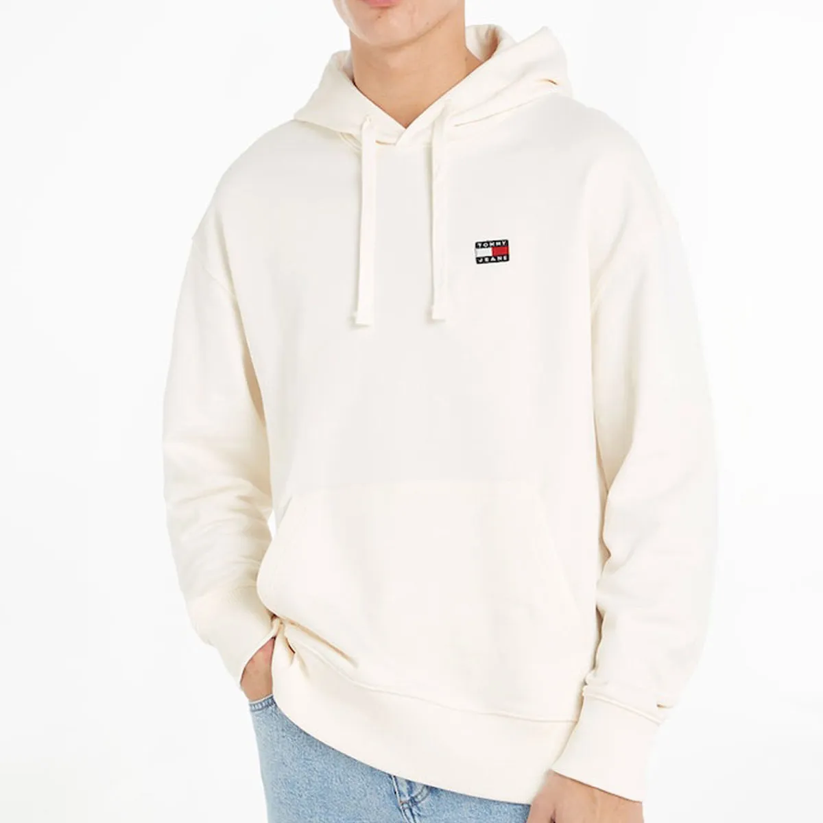 Tommy Jeans RLX Badge Hoodie White