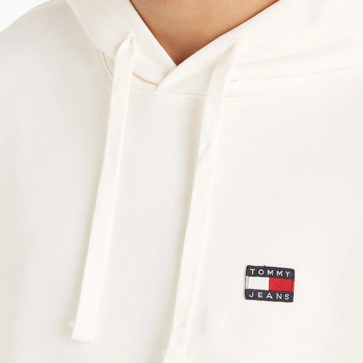 Tommy Jeans RLX Badge Hoodie White