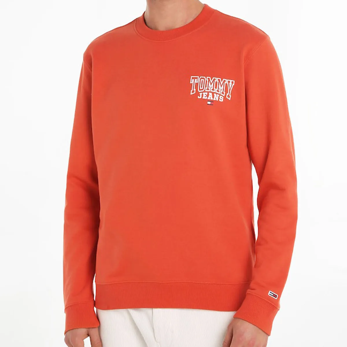 Tommy Jeans Graphic Sweat Burnt Vermilli