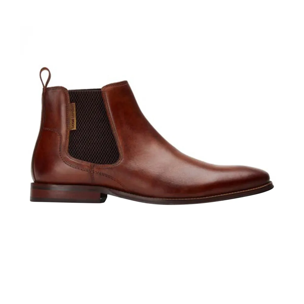 Base London Sikes Leather Boots Tan