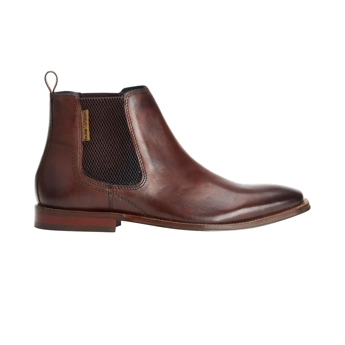 Base London Sikes Leather Boots Brown