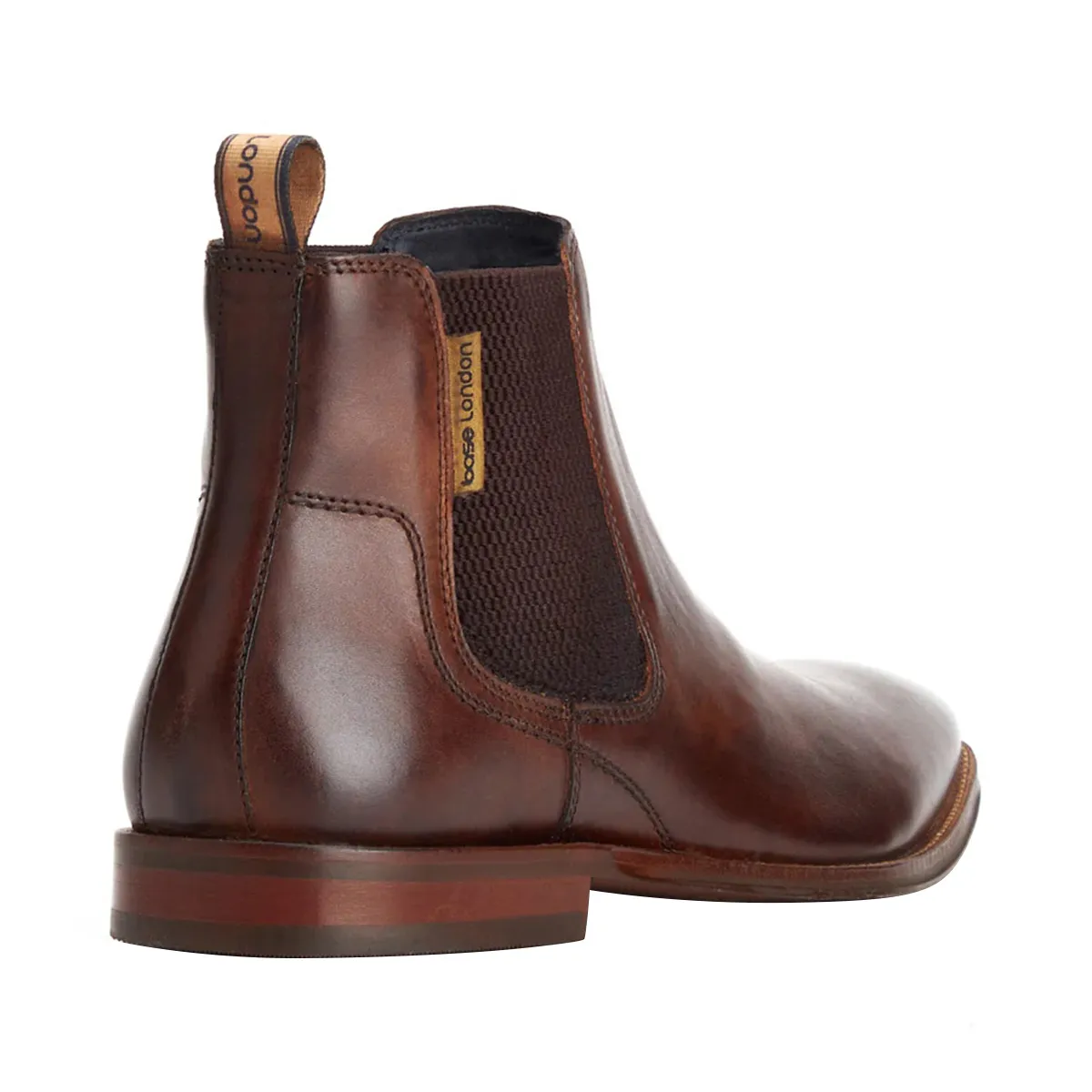 Base London Sikes Leather Boots Brown