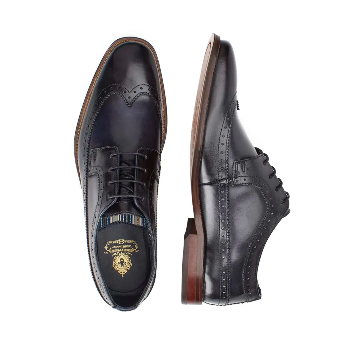 Base London Havisham Shoe In Washed Navy
