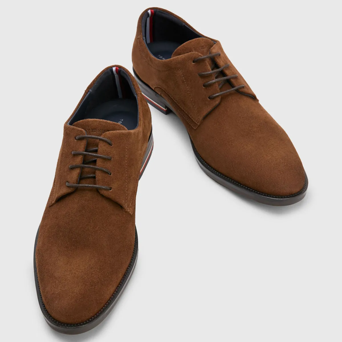 Tommy Hilfiger Corp Suede Shoe Brown