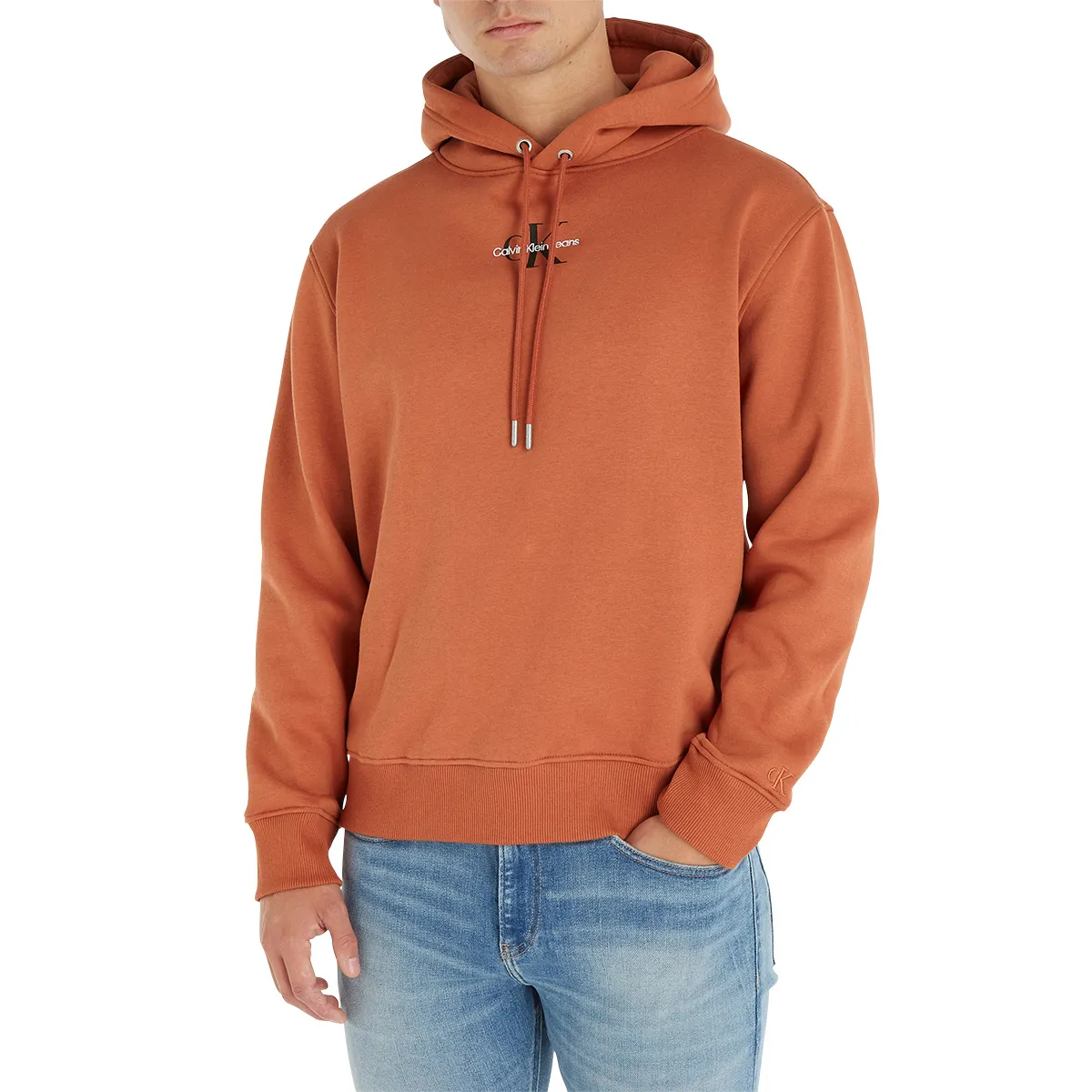 Calvin Klein Monologo Hoodie Auburn