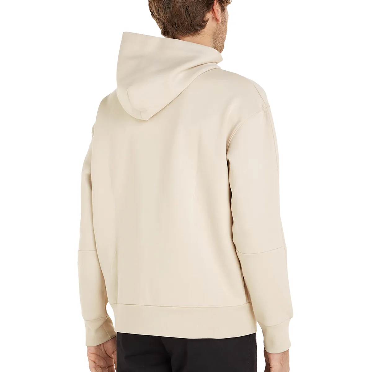 Calvin Klein Debossed Logo Hood Stony Beige