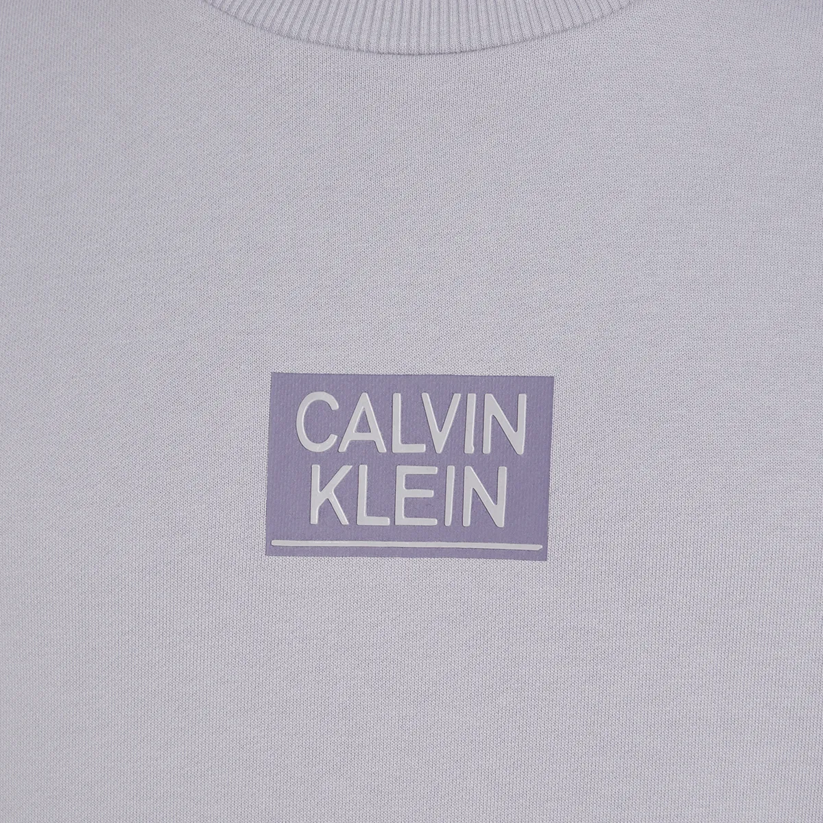 Calvin Klein Stencil Logo Crew Dapple Grey