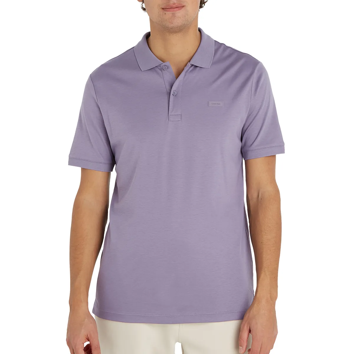 Calvin Klein Cotton Slim Polo Cadet