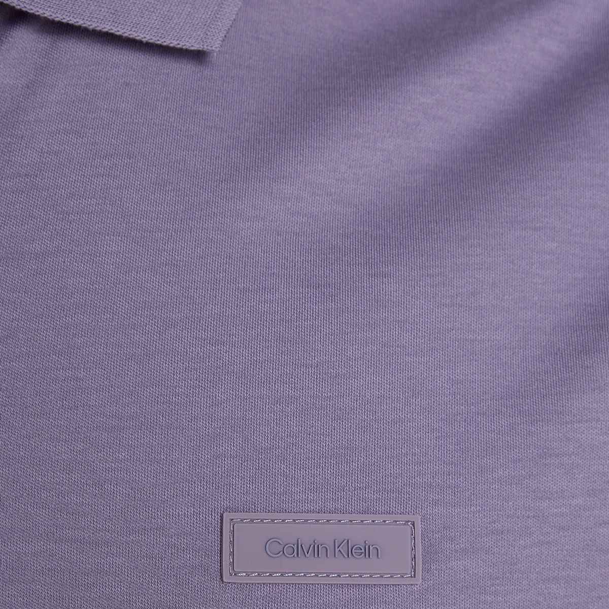 Calvin Klein Cotton Slim Polo Cadet