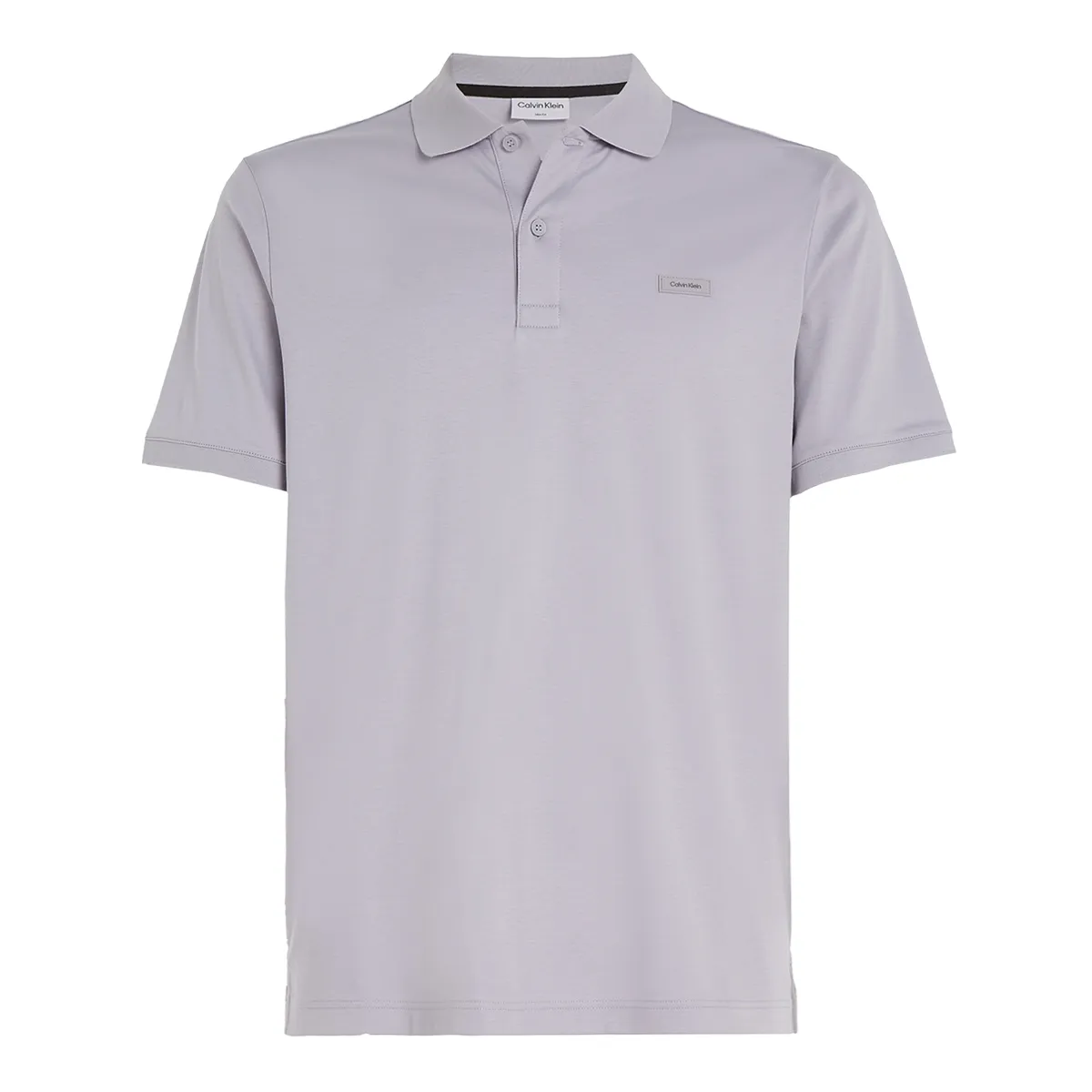 Calvin Klein Cotton Slim Polo Dapple Grey